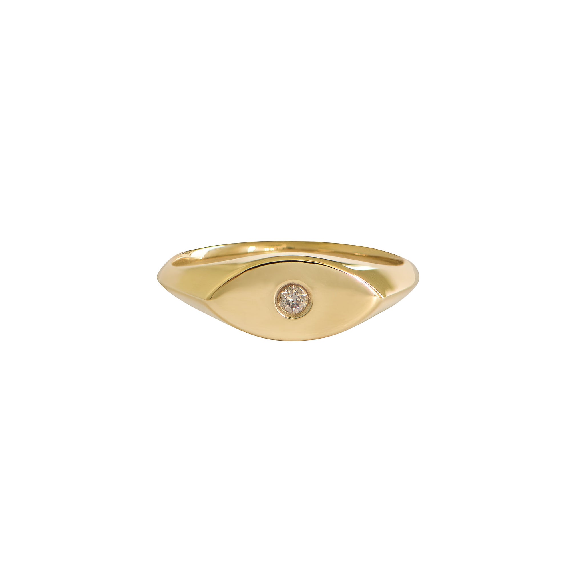 Helix Ring | Australian Champagne Diamond Gold Ring
